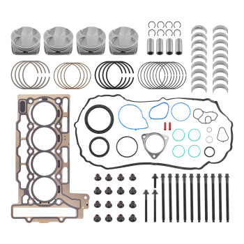 N12 N16 Engine Piston Gasket Rebuild Kit compatible for Mini Cooper R55 R56 R57 R60 R61 1.6