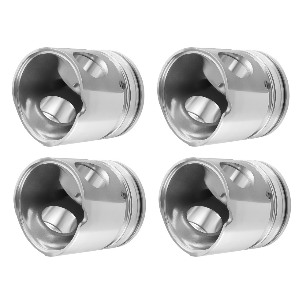 6x Piston + Ring Set For 2004-2006 compatible for Dodge Ram 5.9L compatible for Cummins 24V 4089669 3966678