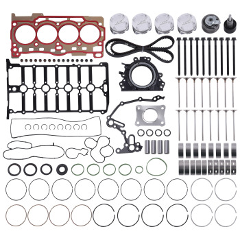 Engine Pistons Overhaul Rebuild Kit compatible for VW AUDI 1.4 TSI CPTA CZCA CZDD EA211