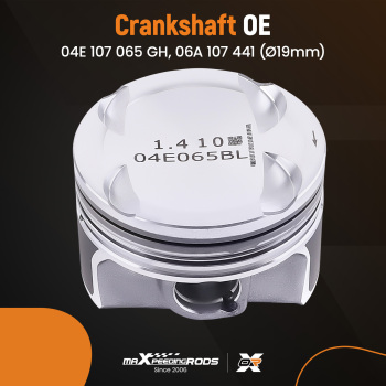 Engine Pistons Overhaul Rebuild Kit compatible for VW AUDI 1.4 TSI CPTA CZCA CZDD EA211