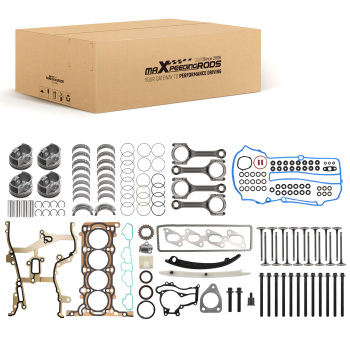 Engine Pistons Overhaul Rebuild Kit Con Rods For 2011-16 compatible for Chevy Cruze compatible for Buick 1.4L