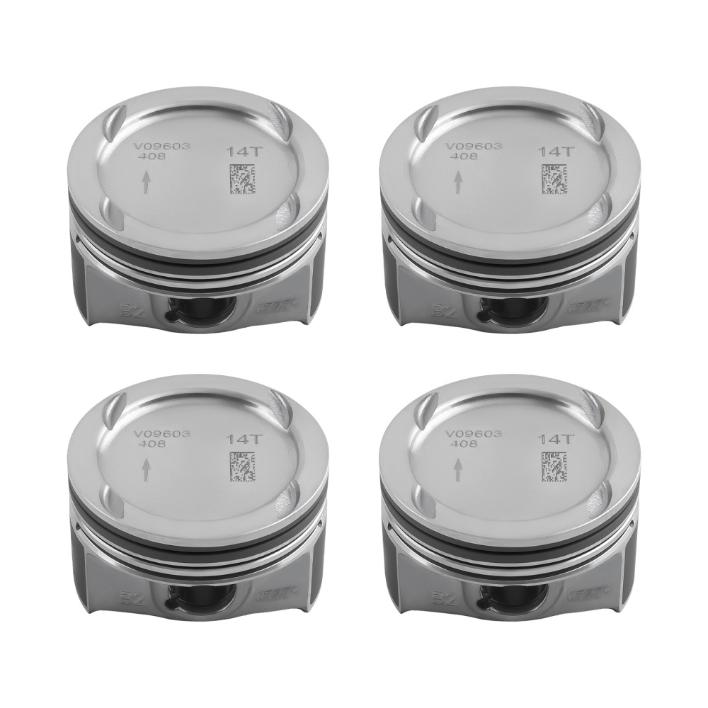 Engine Pistons Overhaul Rebuild Kit w/ Con Rods compatible for Chevy Cruze compatible for Buick 1.4T 11-16