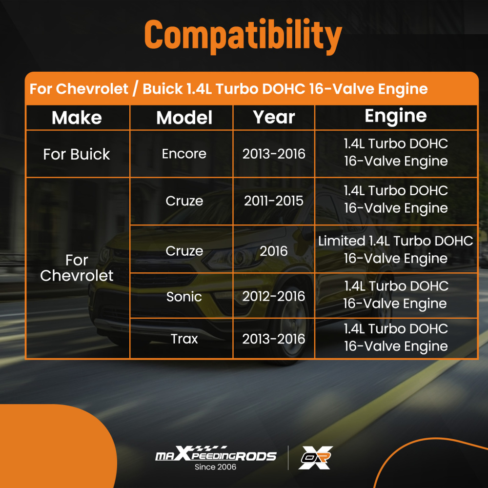 Engine Pistons Overhaul Rebuild Kit w/ Con Rods compatible for Chevy Cruze compatible for Buick 1.4T 11-16