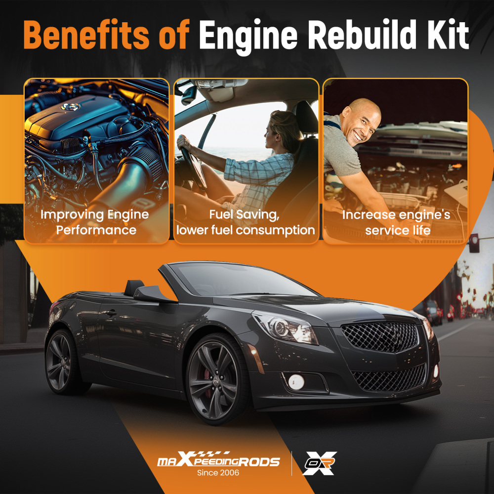 Engine Piston Head Gasket Bolts Kit compatible for Chevy Cruze Sonic compatible for Buick Trax 11-16 1.4L