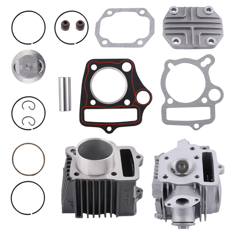 Cylinder Head Piston Gasket Top End Kit compatible pour Honda S65 TRX70 ATC70 CRF70F XR70R