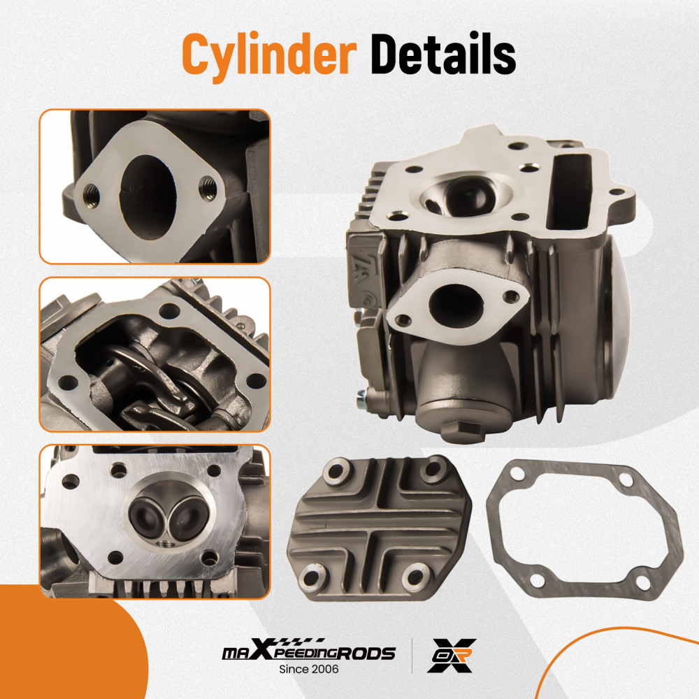 Cylinder Head Piston kit set compatible for HONDA CRF70 XR70 CT70 C70 ATC70 TRX70 S65 70CC