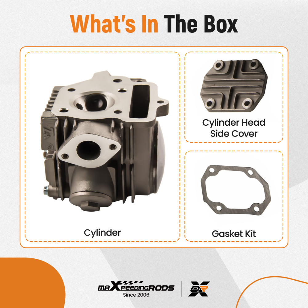 Cylinder Head Piston kit set compatible for HONDA CRF70 XR70 CT70 C70 ATC70 TRX70 S65 70CC