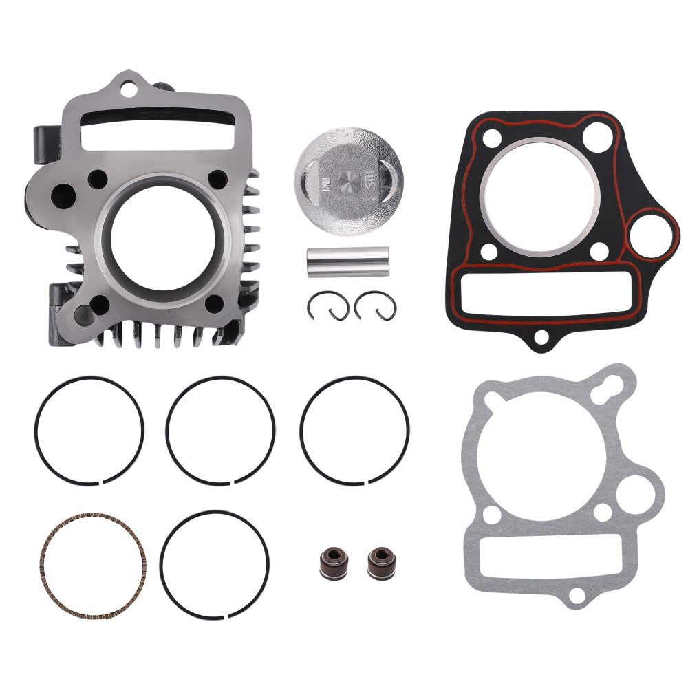 Standard bore Cylinder Piston Gasket Kit compatible for Honda 70cc CRF70 ATC70 XR70 TRX70