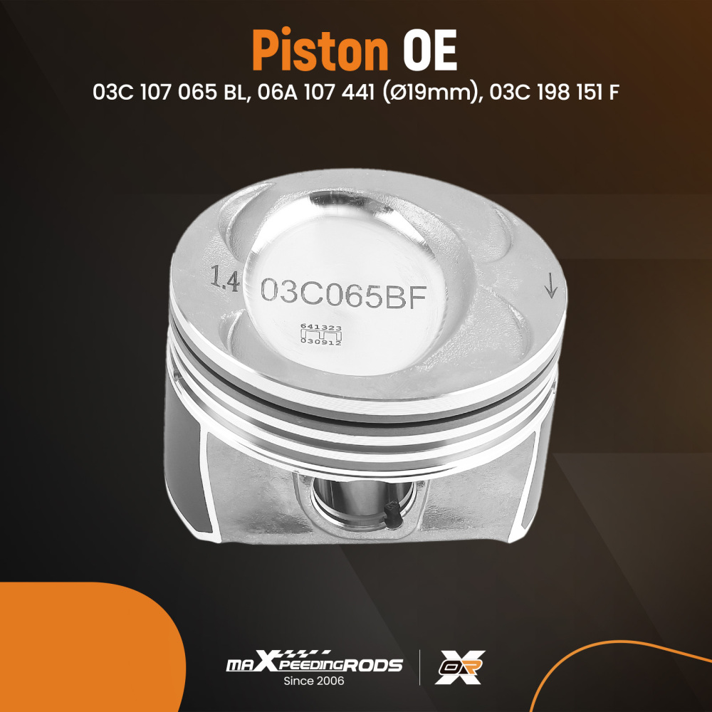 Engine Overhaul Rebuild Kit compatible for VW AUDI 1.4 TSI CAV CTH Ø19mm Pistons EA111