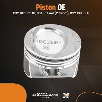 Engine Overhaul Rebuild Kit compatible for VW AUDI 1.4 TSI CAV CTH Ø19mm Pistons EA111