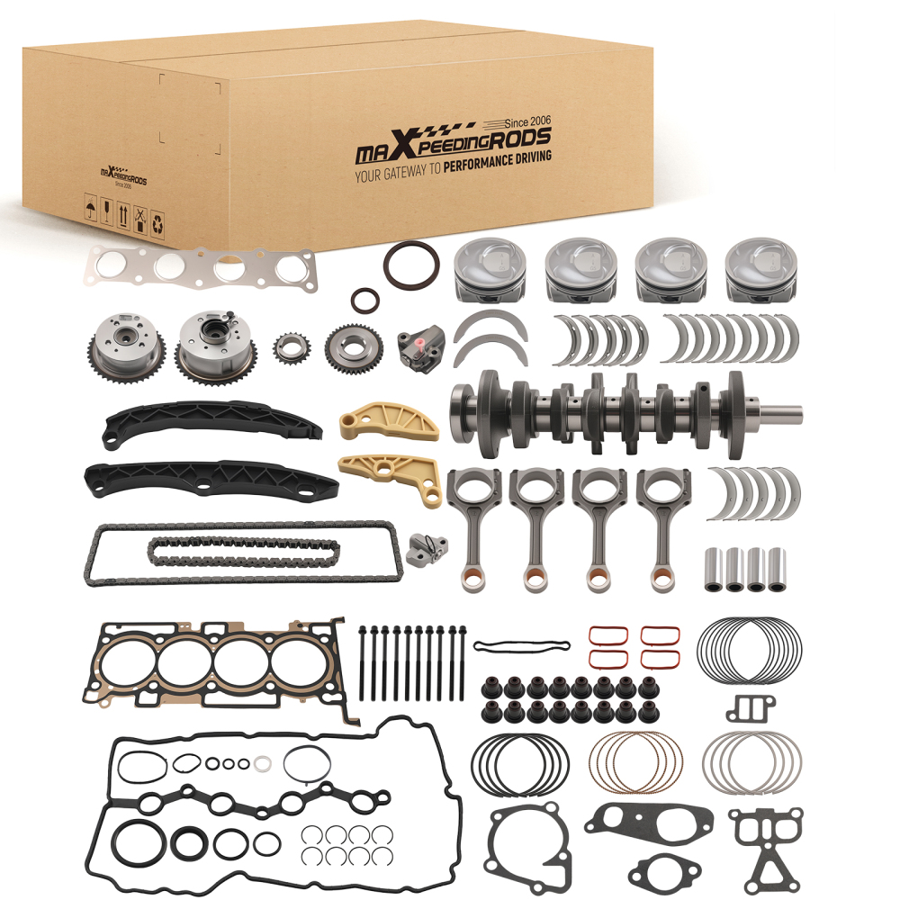 2.4L G4KJ Engine Rebuild Overhaul Kit - Crankshaft & ConRods compatible for HYUNDAI KIA