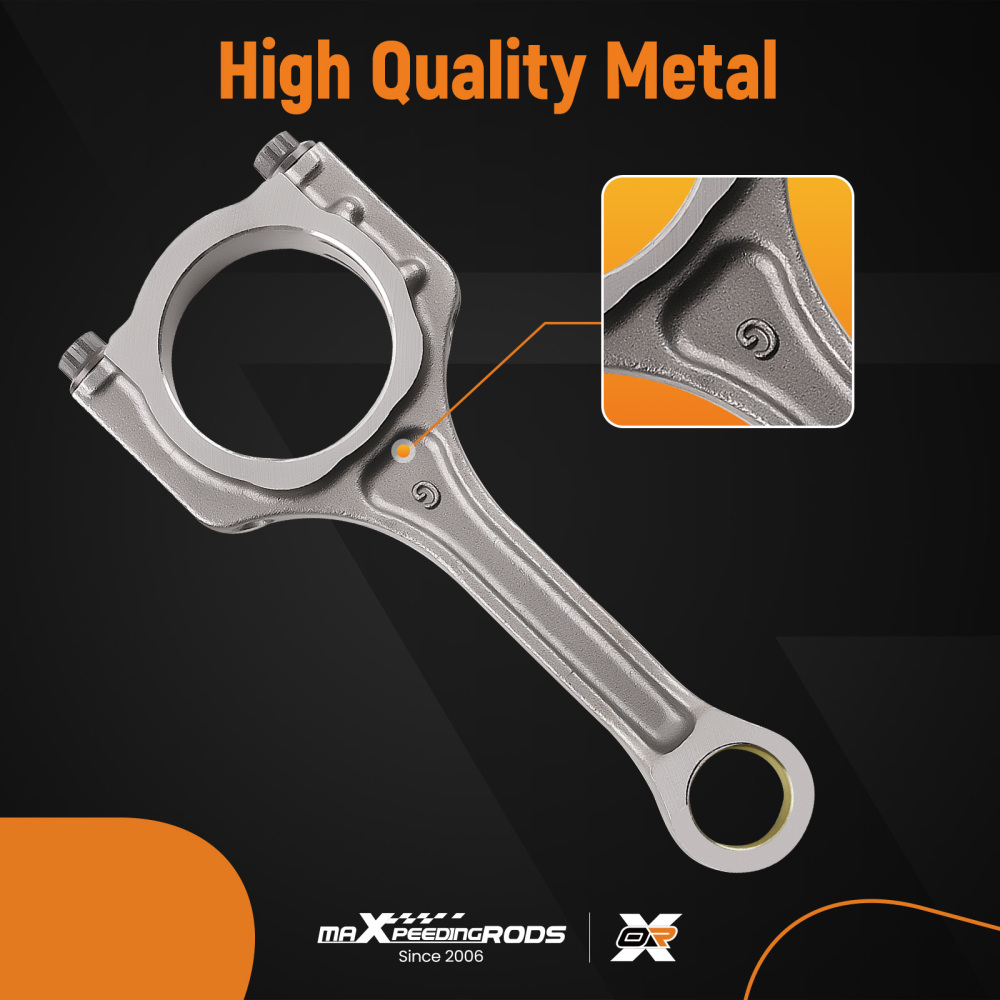 2.4L G4KJ Engine Rebuild Overhaul Kit - Crankshaft & ConRods compatible for HYUNDAI KIA