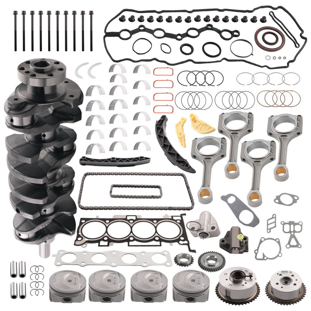 2.4L G4KJ Engine Rebuild Overhaul Kit - Crankshaft & ConRods compatible for HYUNDAI KIA