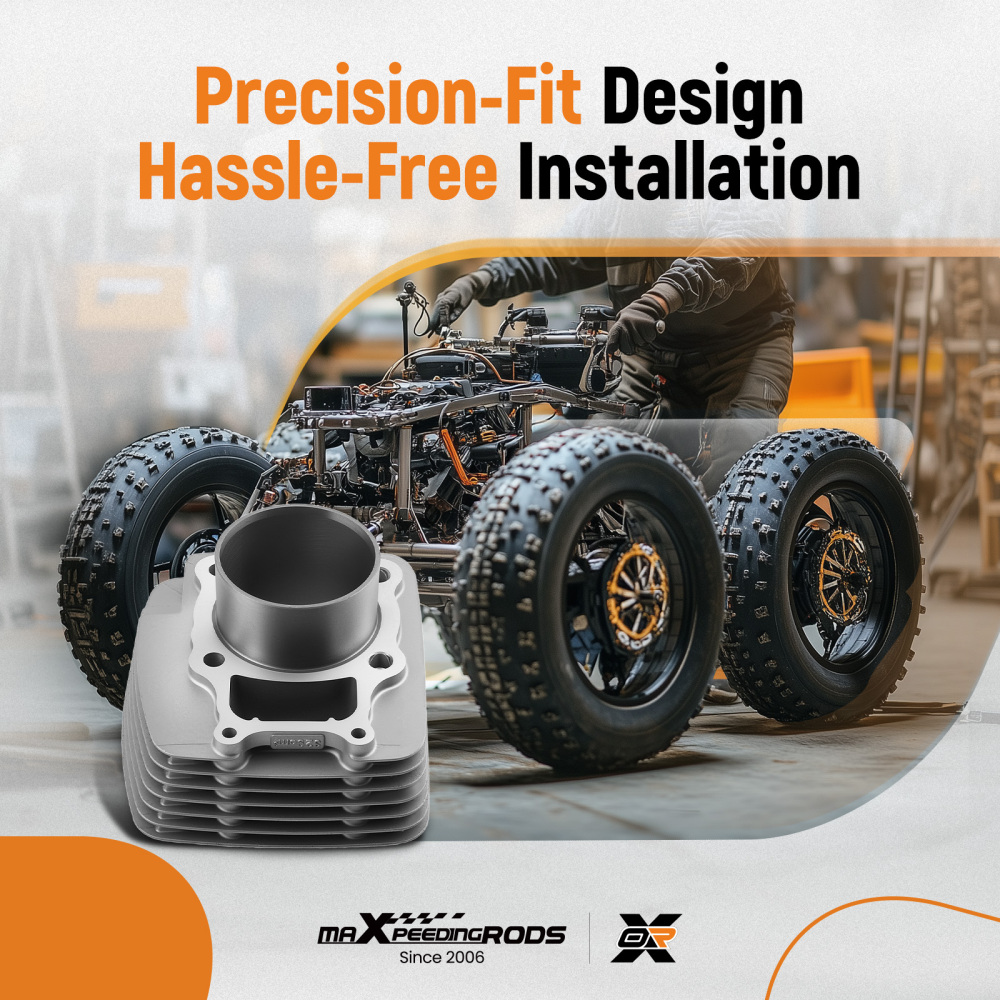 Cylinder Piston Gaskets Top End Rebuild Kit compatible for Honda Rancher TRX350 00-2006