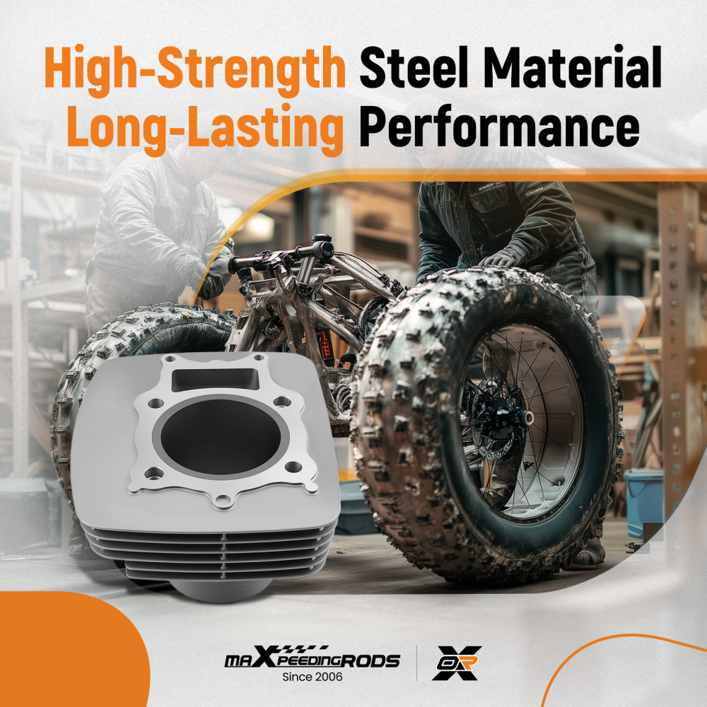 Cylinder Piston Gaskets Top End Rebuild Kit compatible for Honda Rancher TRX350 00-2006