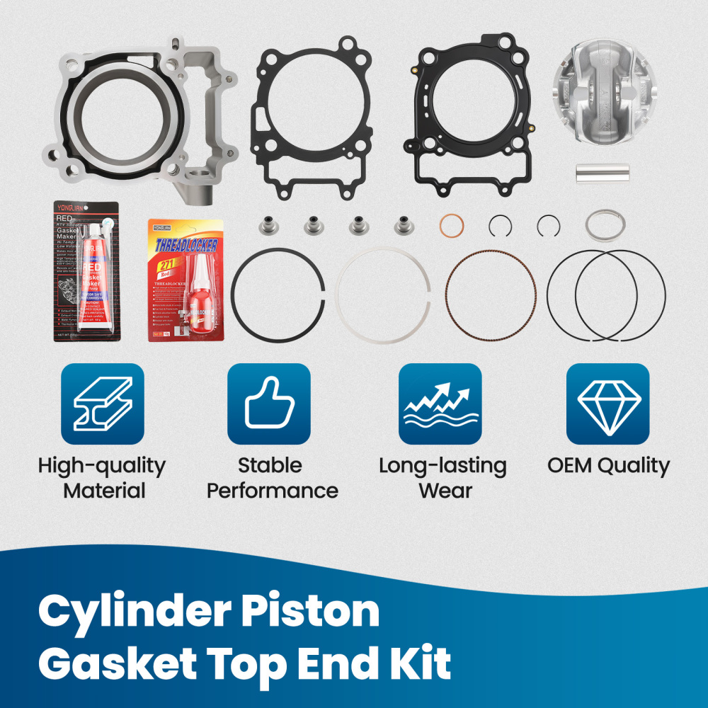99mm Cylinder Piston Top End Kit compatible for Polaris Ranger compatible for Sportsman 570 2014-2022
