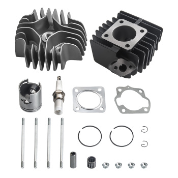 49ccm Cylinder Piston Top End Kit Compatible with Suzuki JR50 / LT A50 / LT 50 / WZ50 1978–2006