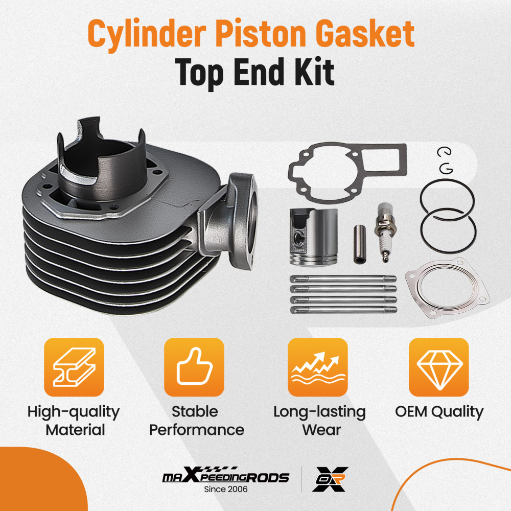 Compatible for SUZUKI LT 80 LT80 Cylinder Pistion Kit Rings Gaskets Pin Top End 87-06 1990