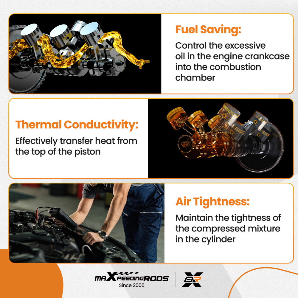 Compatible for SUZUKI LT 80 LT80 Cylinder Pistion Kit Rings Gaskets Pin Top End 87-06 1990