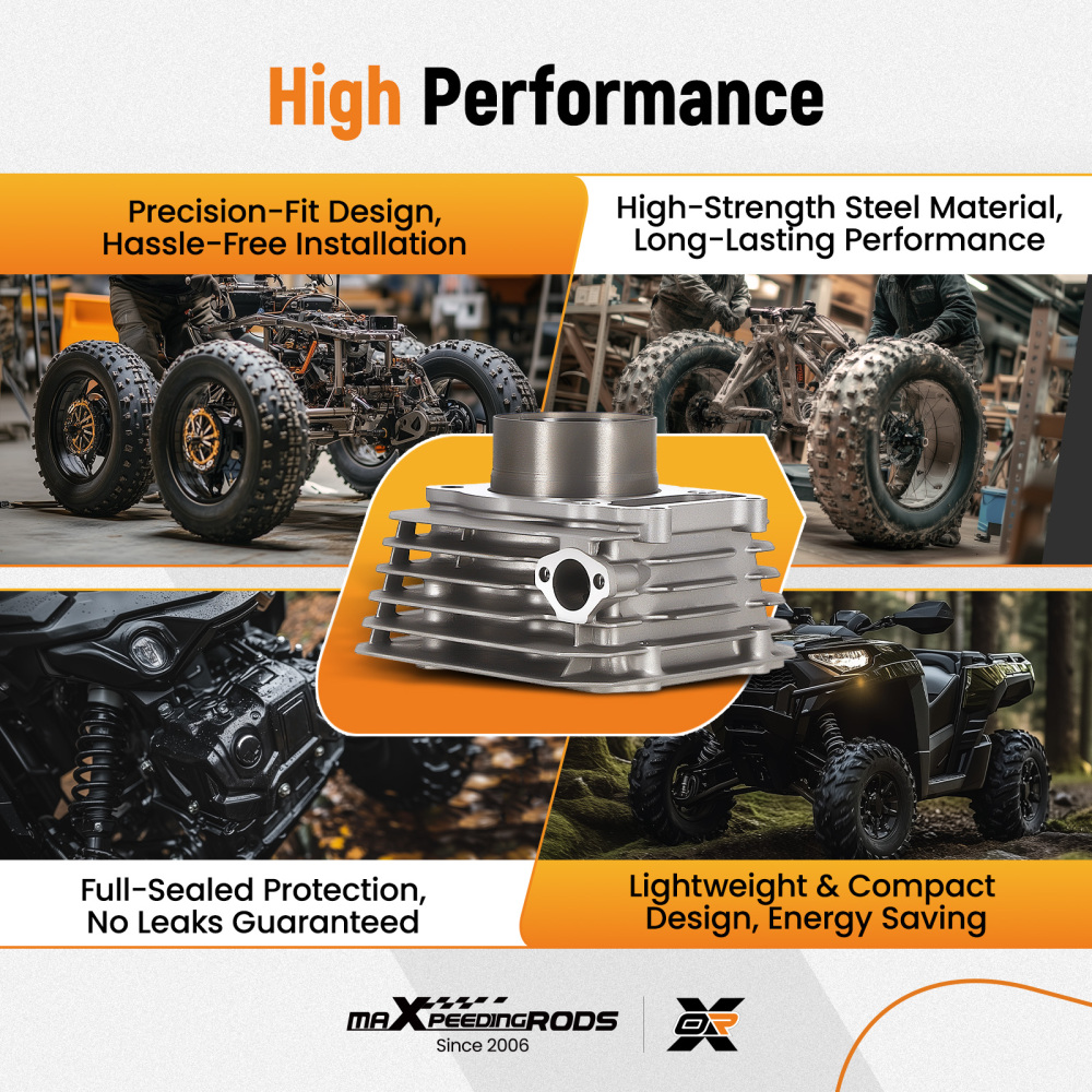 Cylinder Top End Rebuild Kit compatible for Honda 1988-2000 TRX 300 Fourtrax FW 4x4 2x4