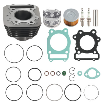 Cylinder Top End Rebuild Kit compatible for Honda 1988-2000 TRX 300 Fourtrax FW 4x4 2x4
