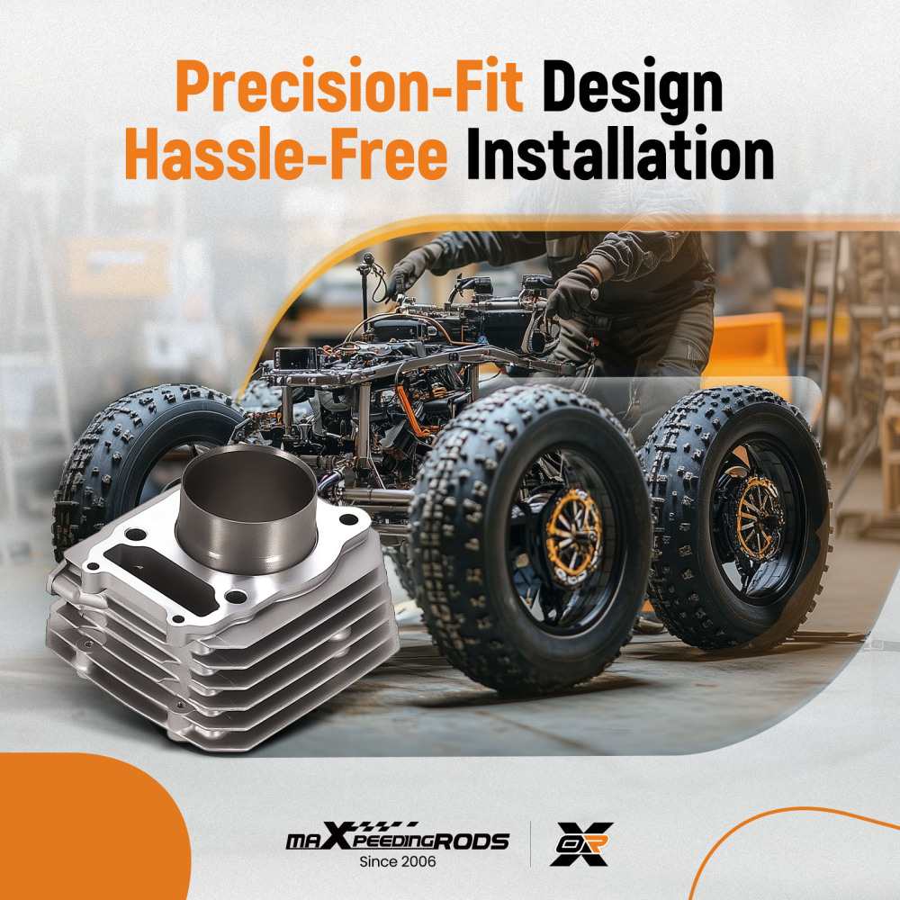 Cylinder Top End Rebuild Kit compatible for Honda 1988-2000 TRX 300 Fourtrax FW 4x4 2x4