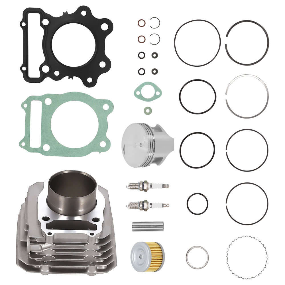 Cylinder Top End Rebuild Kit compatible for Honda 1988-2000 TRX 300 Fourtrax FW 4x4 2x4