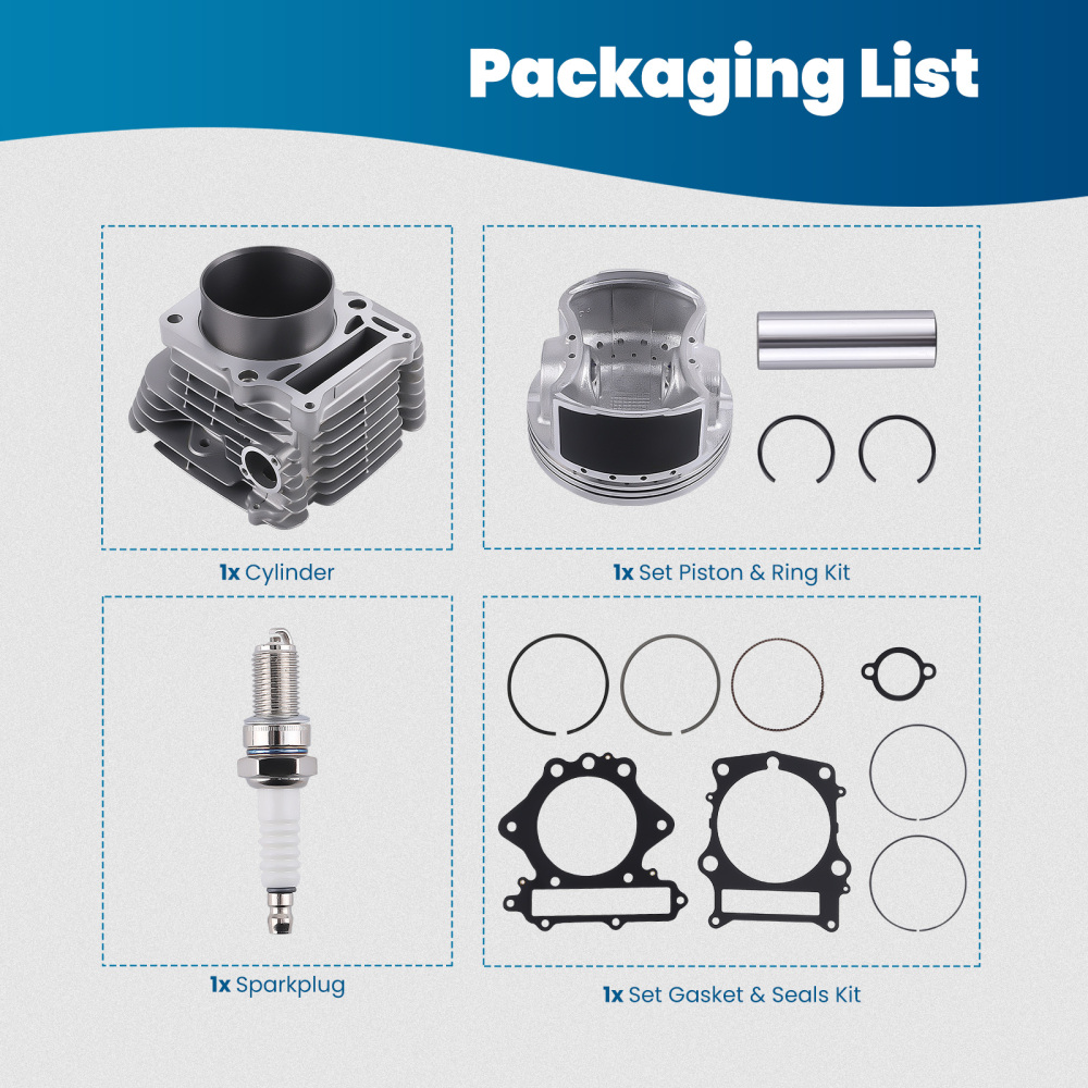 Cylinder Piston Gasket Kit compatible for Yamaha Grizzly 600 XT600 3TB-11310-00-00