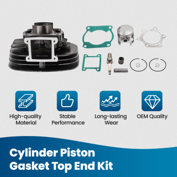 Cylinder Piston Gasket Top End Kit compatible pour Yamaha Blaster 200 YFS200 