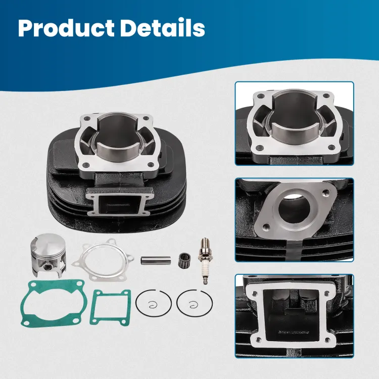 FURREN Cylinder Piston Gasket Top End Rebuild Kit Compatible with Yamaha Blaster 200 YFS200 88 06 2XJ 11111 00 00 3JM 13621 00 00 2XJ 11181 00 00