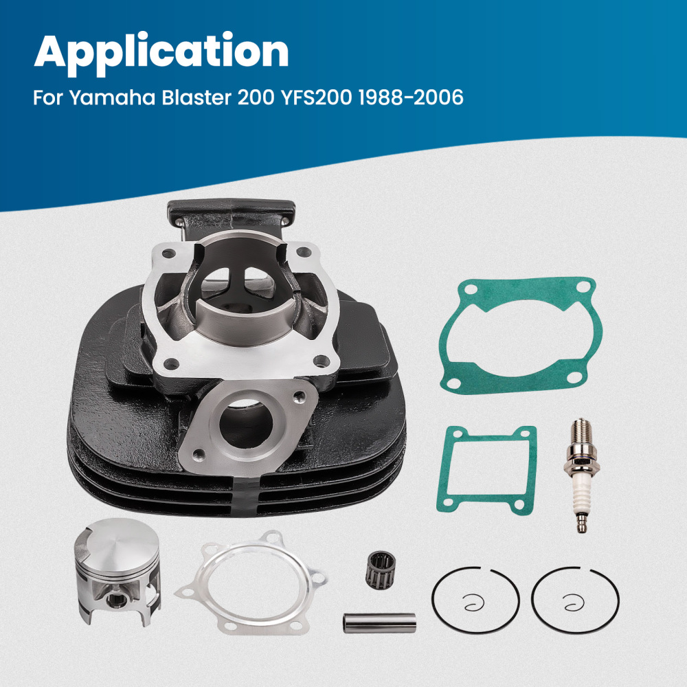 Cylinder Piston Top End Kit compatibile per Yamaha Blaster 200 YFS200 