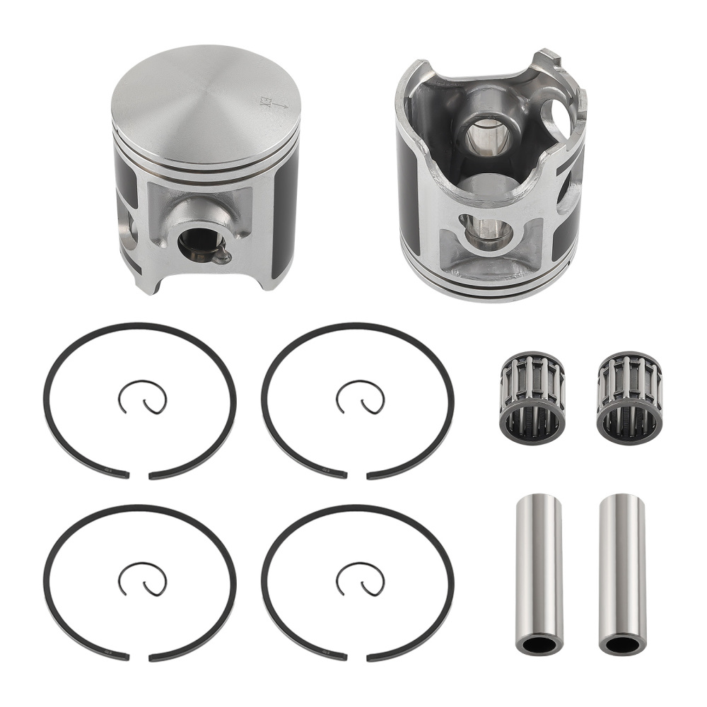 Engine Cylinder Piston Gasket Top End Rebuild Kit compatible for Yamaha RD350 1973-1975