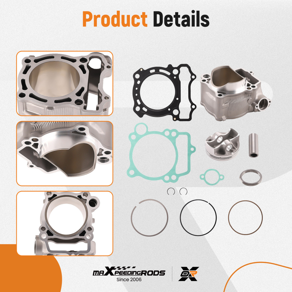 Cylinder Piston Rings Rebuild Kit compatible for Yamaha YZ250F WR250F 01-13 5XC-11311-20-00