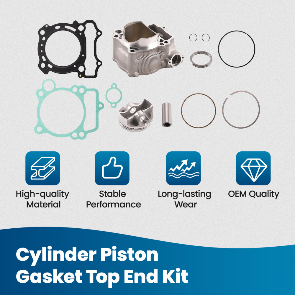 77mm Cylinder Piston Kit compatible for Yamaha WR250F YZ250F 2001-2013 5XC-11311-20-00