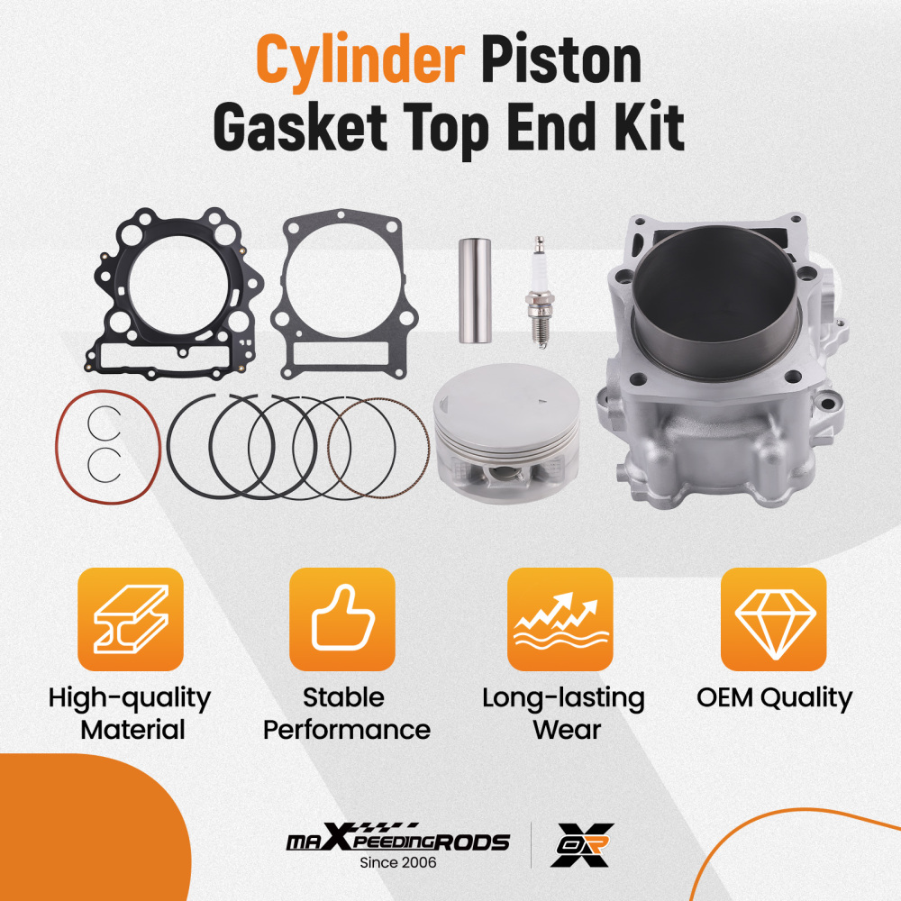 Big Bore Cylinder Piston Gasket Kit compatible for Yamaha Raptor 660R 102.00mm x 84.00mm