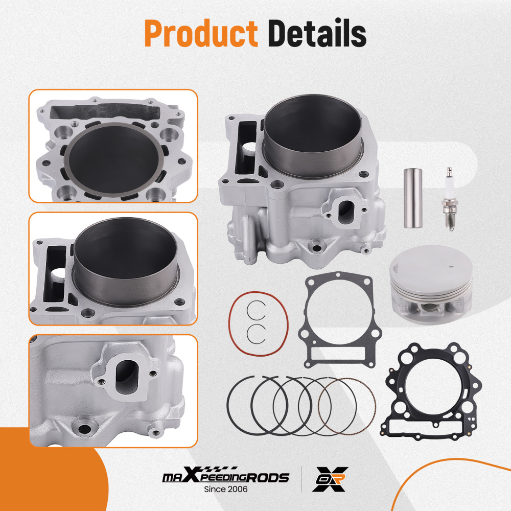 Big Bore Cylinder Piston Gasket Kit compatible for Yamaha Raptor 660R 102.00mm x 84.00mm