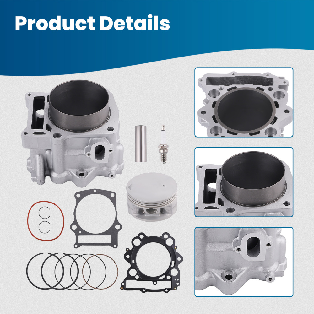 Big Bore Cylinder Piston Gasket Kit compatible for Yamaha Raptor 660R 102.00mm x 84.00mm