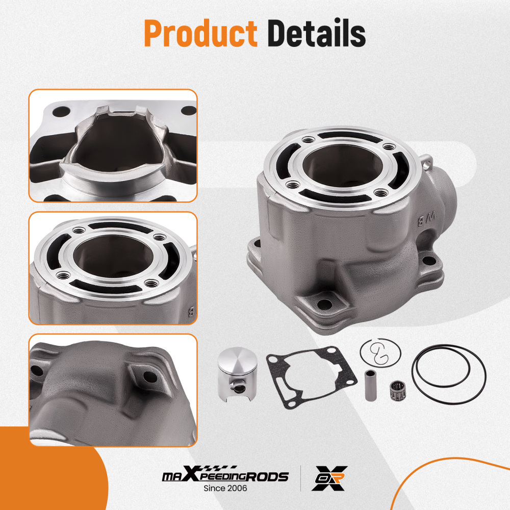 Cylinder Piston Gasket Top End Kit compatible for Yamaha YZ85 2002-2018 YZ80 1993 - 2001