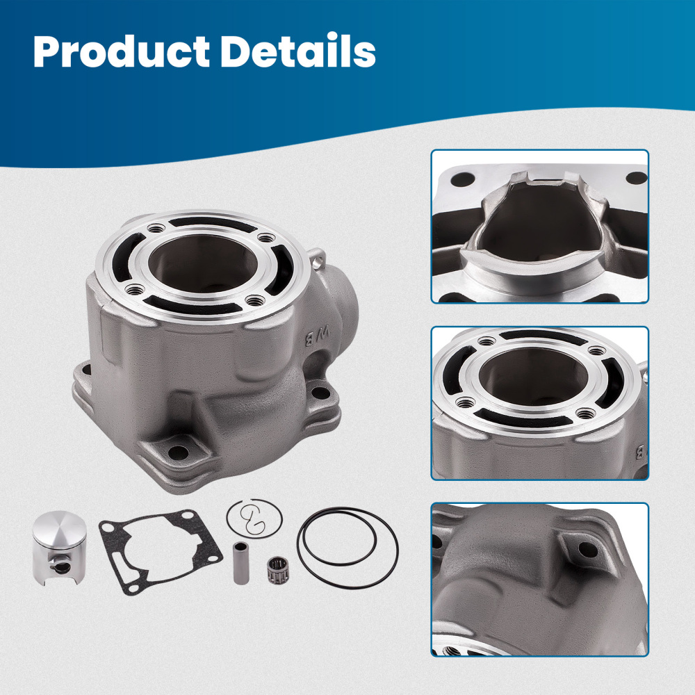 Cylinder Piston Gasket Top End Kit compatible for Yamaha YZ85 02-2018 YZ80 1993 1994 - 2001