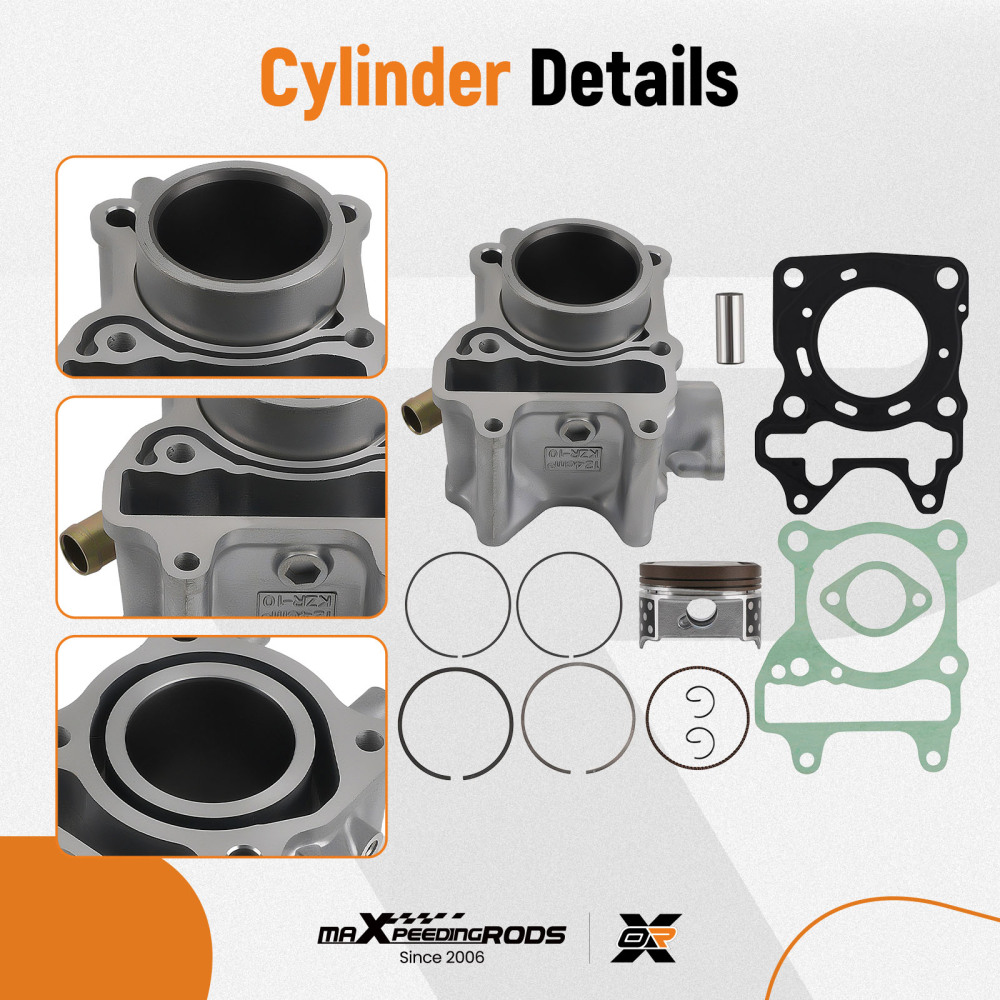 Cylinder Piston Kit compatible for Honda PCX 125 2012-2017 12100-KZR-600 52.4mm Bore