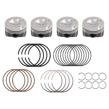4x Pistons Kit Ø23mm compatible for Audi VW Jetta A4 A6 Q5 GTI 09-15 2.0 TFSI TSI 06H107065