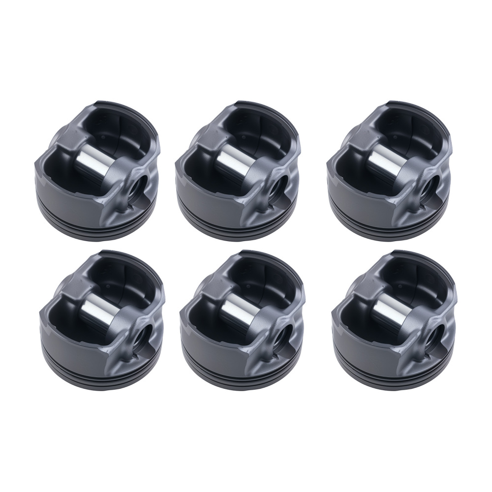 6pcs PistonsRings Set 11257512526 compatible for BMW E46 E39 E60 E83 E85 M54 B25