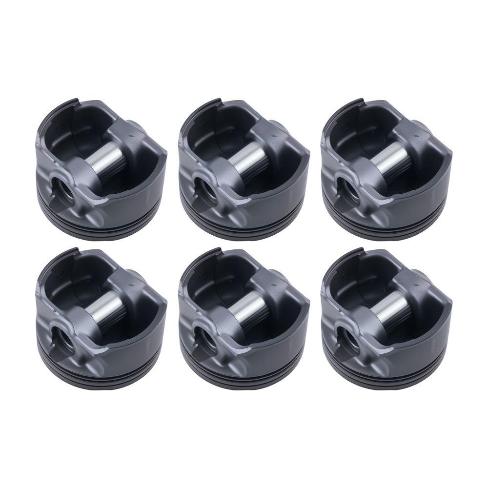 6pcs PistonsRings Set 11257512526 compatible for BMW E46 E39 E60 E83 E85 M54 B25