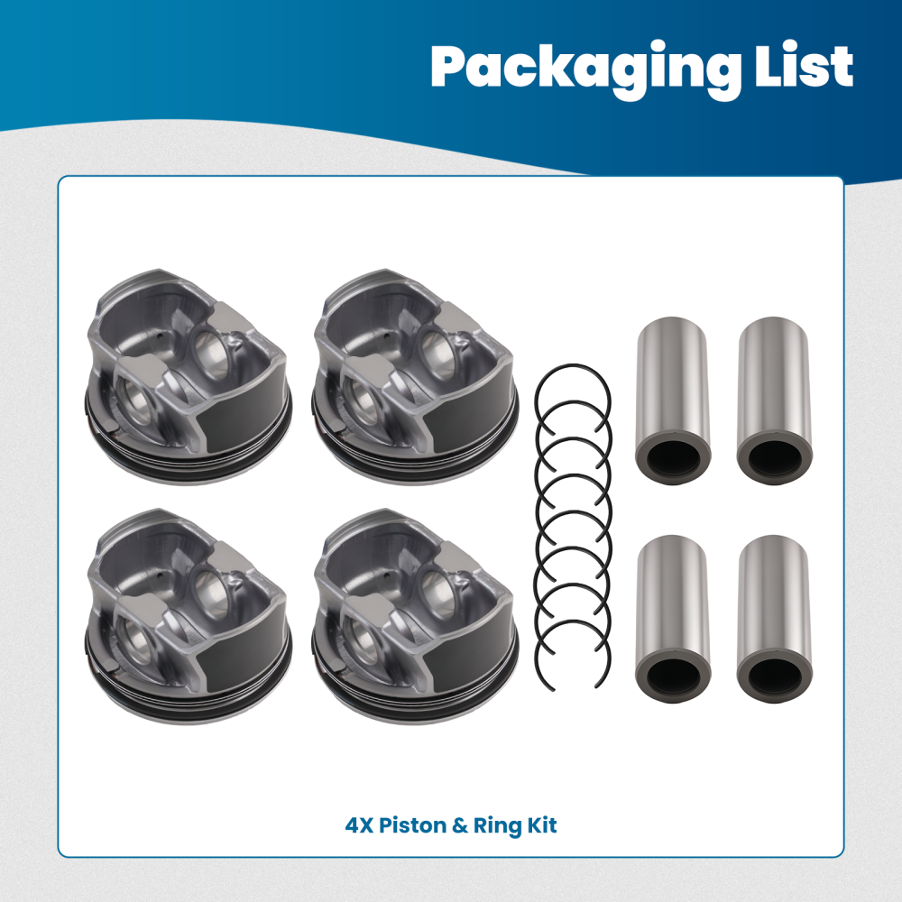 Oversize +0.50MM PistonRings For 11-2019 compatible for Hyundai Sonata compatible for Kia Sorento Optima 2.4L