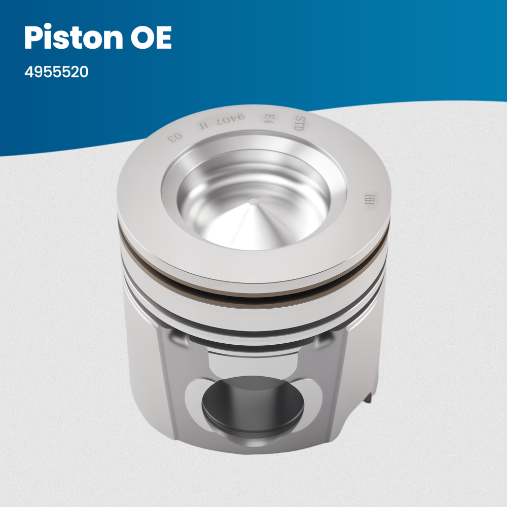 PISTONPiston Rings Set 4955520 compatible for Dodge Ram 6.7L compatible for Cummins 07-19 107mm