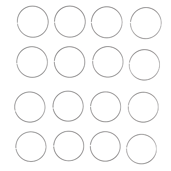 PistonsRings Set for 1999-2007 compatible for Chevrolet GM Cadillac 5.3L LS2 LS3 LS6