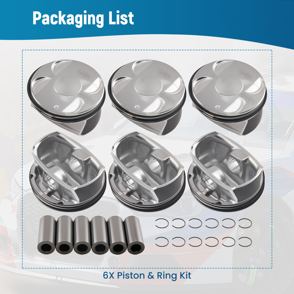 Standard Piston Set For 2011-2016 compatible for Chrysler Dodge Jeep Ram 3.6L 68078776AA