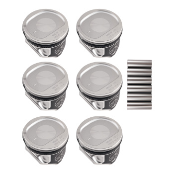 Engine Piston Set compatible for Jeep Wrangler TJ Cherokee 4.0L L6 1996-2006 H802CP