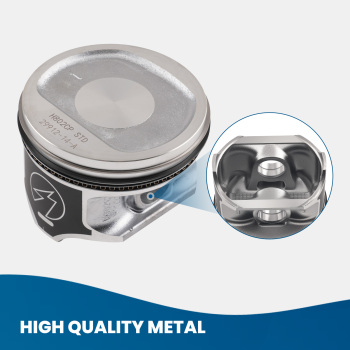 Engine Piston Set compatible for Jeep Wrangler TJ Cherokee 4.0L L6 1996-2006 H802CP