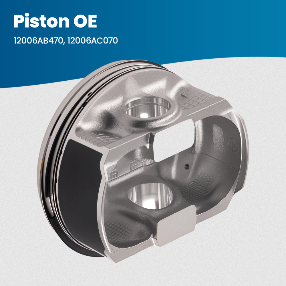 Pistons w/ Rings Set for 99-05 compatible for Subaru Forester Impreza Legacy 2.5L 16v SOHC EJ25